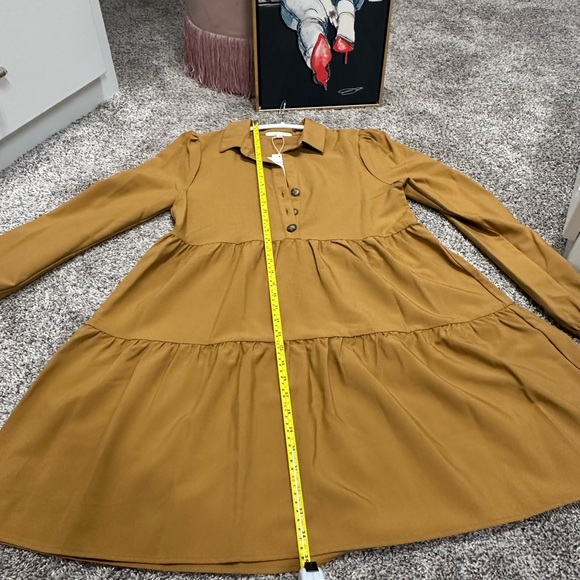 💛💛COPPER KEY MUSTARD COLOR A LINE DRESS SZ Small 💛💛NWT - Picture 7 of 16